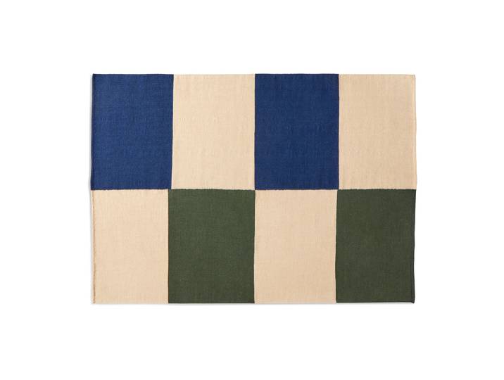 HAY Ethan Cook Flat Works Teppich 170 x 240cm Peach green check