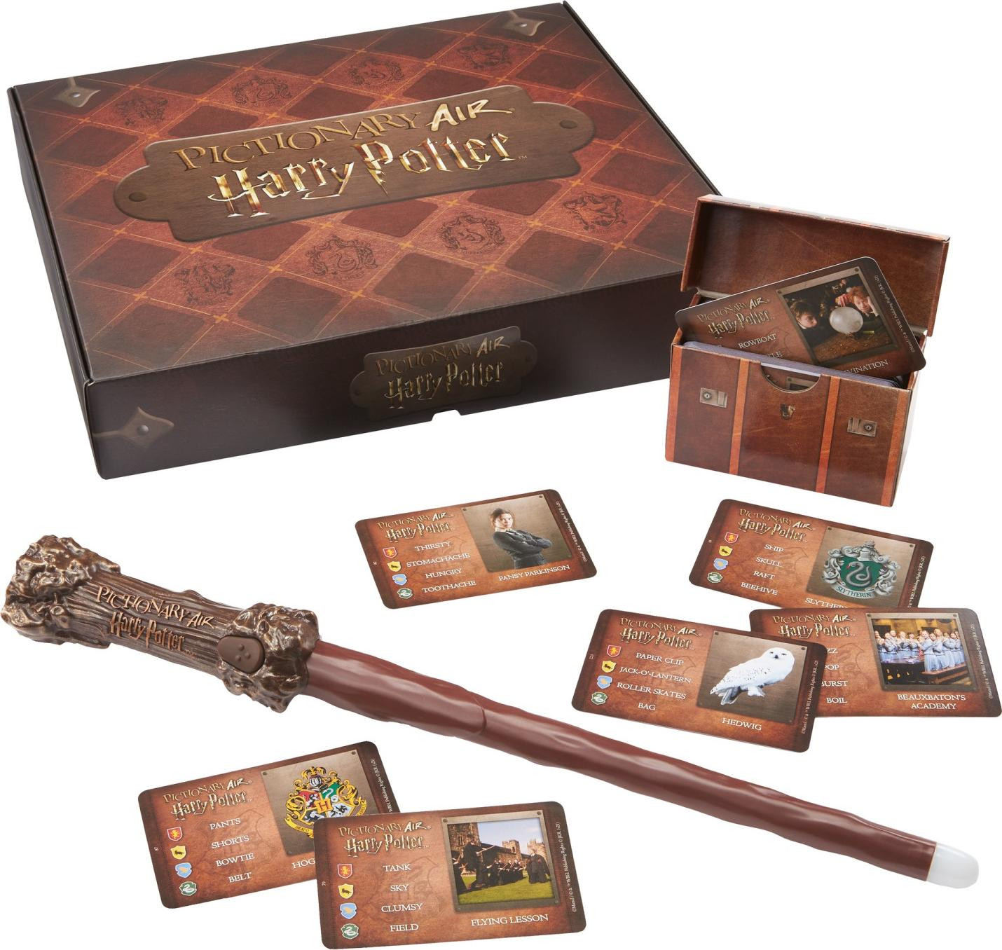 Mattel Pictionary Air Harry Potter bordspel voor familie vanaf 8 jaar