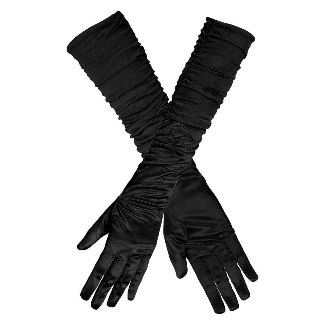 Festartikel Müller Satinhandschuhe, Gerüscht (8712026031402)