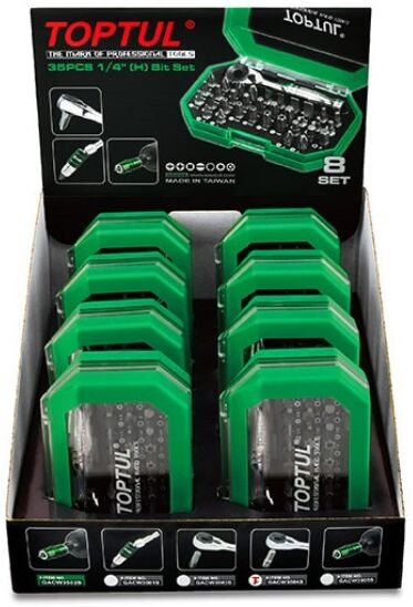 TOPTUL GACW3504S Screwdriver Bit Set