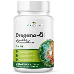 VitaSanum® - Oregano Öl 10:1 150 mg – 1 Kapsel Tagesportion