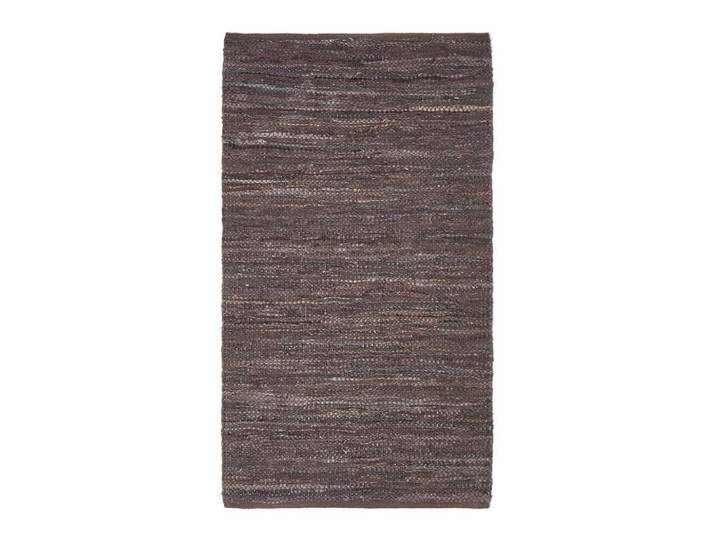 Homescapes Lederteppich Denver gewebt 120/180 cm, Braun, Leder, Rechteckig, 120x180 cm, Teppiche und Böden, Teppiche