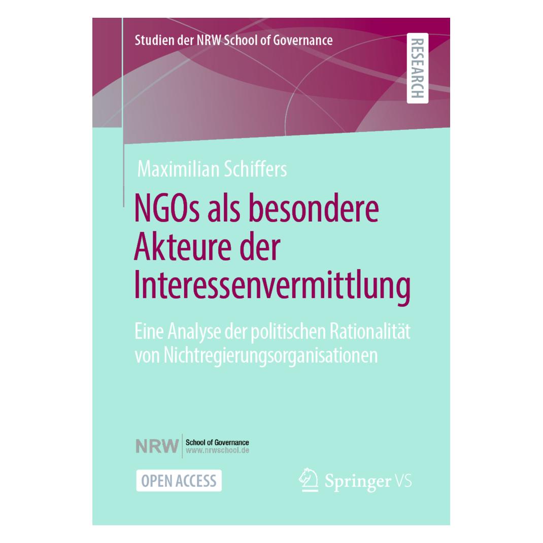 Springer NGOs als besondere Akteure der Interessenvermittlung (Deutsch, Softcover, Maximilian Schiffers) (56190113)
