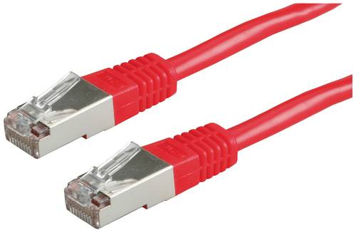 Roline 21.15.0341 RJ45 Patchkabel CAT 5e S/FTP 2.00m Rot 1St.