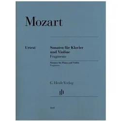 Sonaten für Klavier und Violine, Fragmente, Sachbücher von Wolfgang Amadeus Mozart