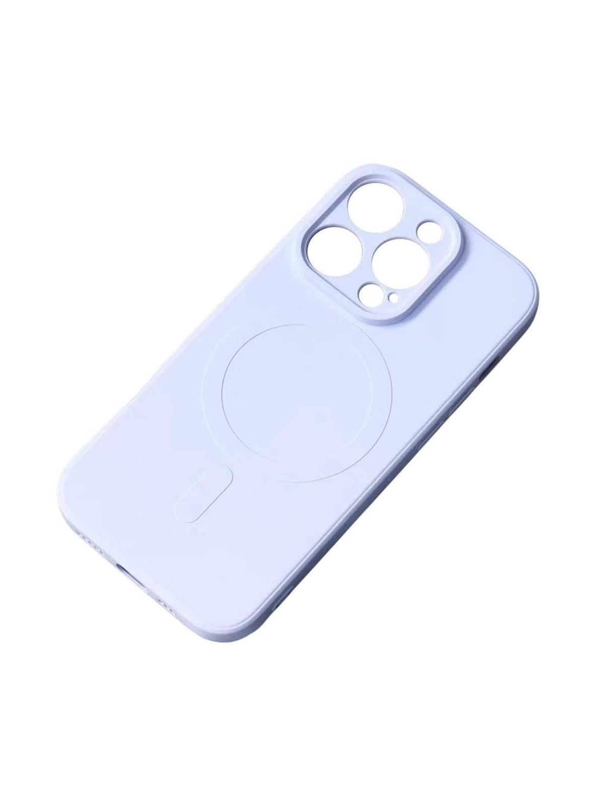 Hurtel MagSafe Compatible Silicone Case for iPhone 15 Pro Max Silicone Case - Blue