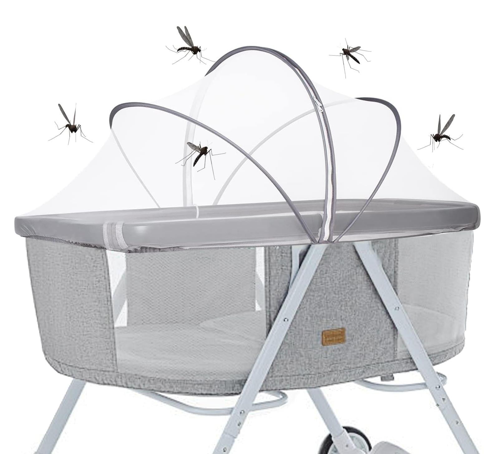 Universeel mosquito net voor bed en kinderwagen