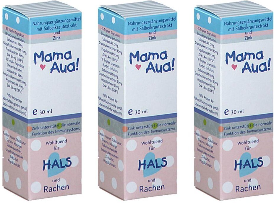 Mama Aua! Hals Tropfen 3x30ml