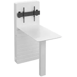 Hagor CON-Line® W Table 32 - 55" Medienstele Boden-Wand-Montage inkl. Stehtisch