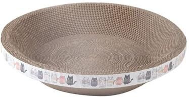 Uplift Essentials Versatile Corrugated Round & Oval Cat Scratcher round