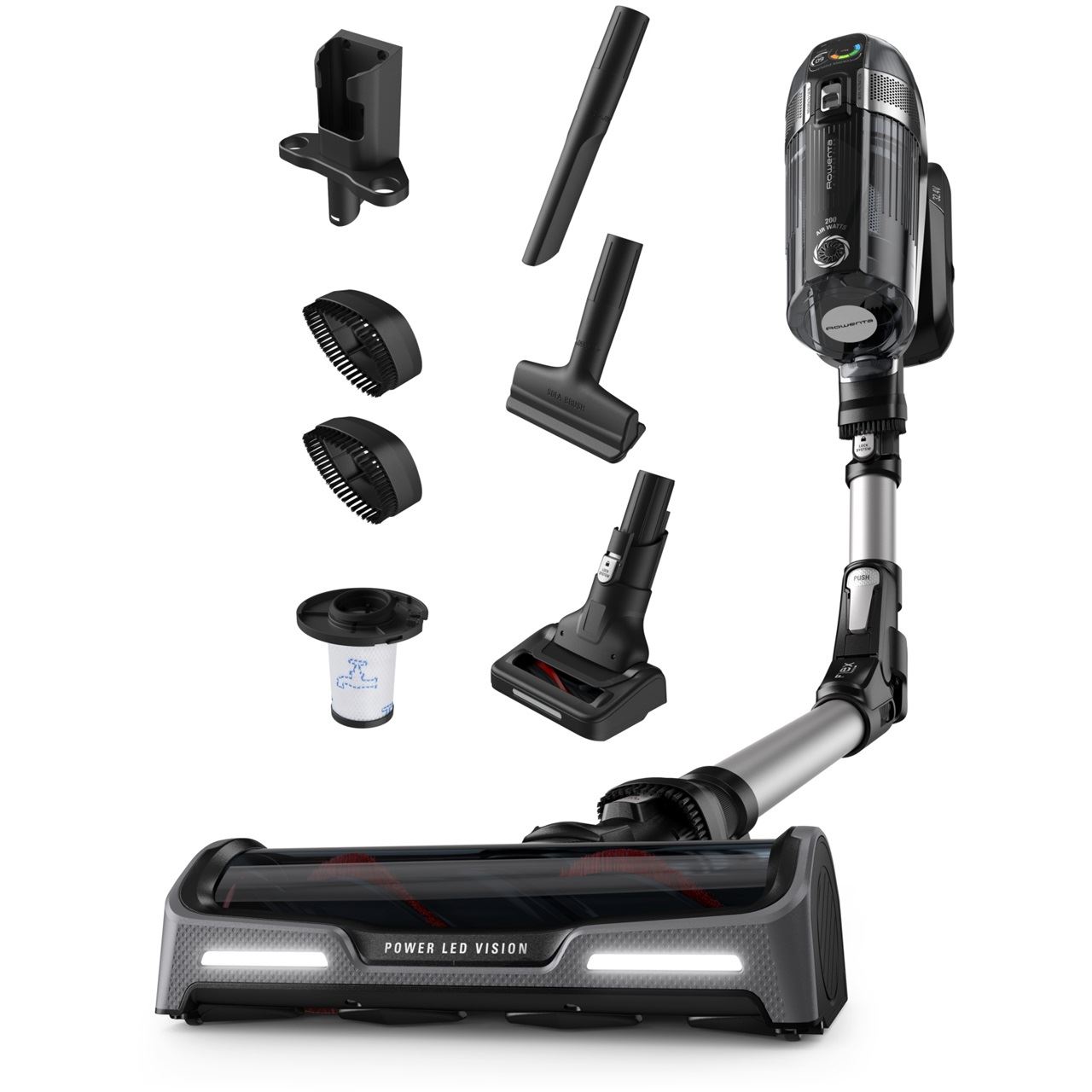Rowenta X-Force Flex 14.60 Animal RH9958 (schwarz/silber)