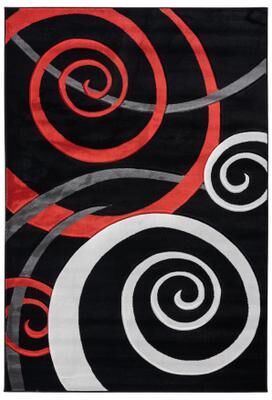 MDA Rugs Orelsi Collection Swirl Area Rug