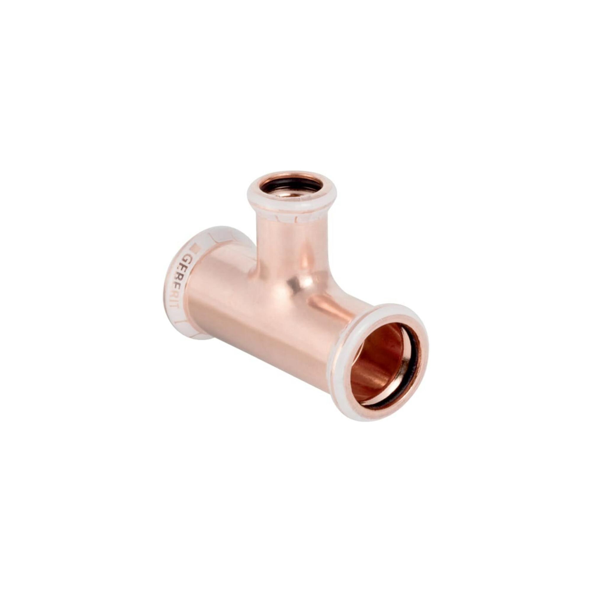 Geberit T-Stück Mapress d= 35x15x35mm, reduziert, Kupfer (61212)