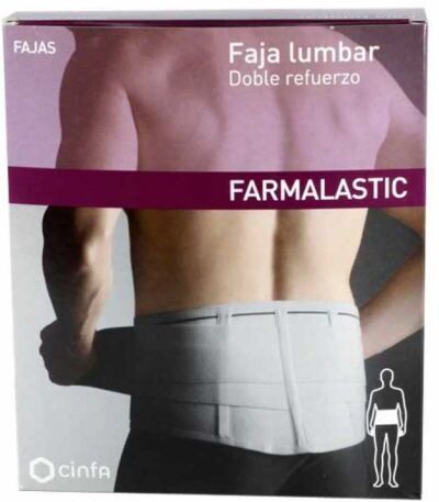 Cinfa Farmalastictic Lumbar Girdle D/Reinforcement T2 Grey