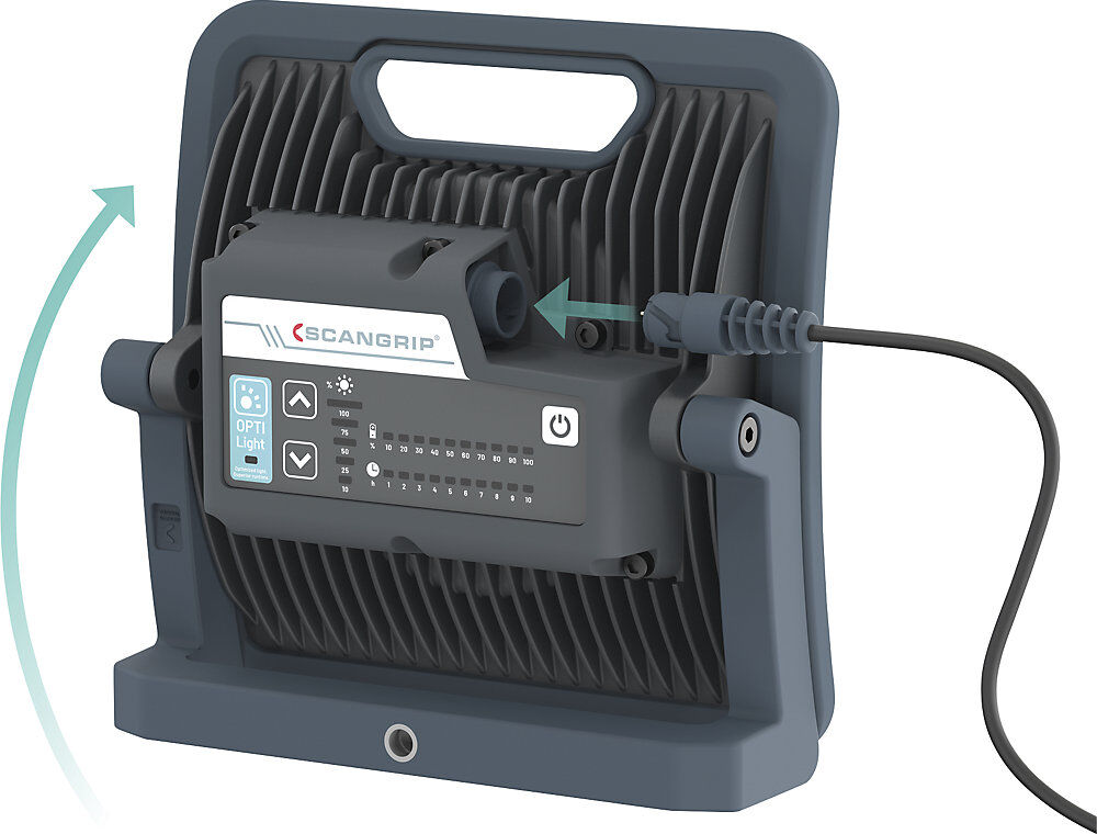 LED-Baustrahler NOVA, Kabel- und Akkubetrieb, NOVA 6 C+R forLIFE, 6000 Lumen SCANGRIP