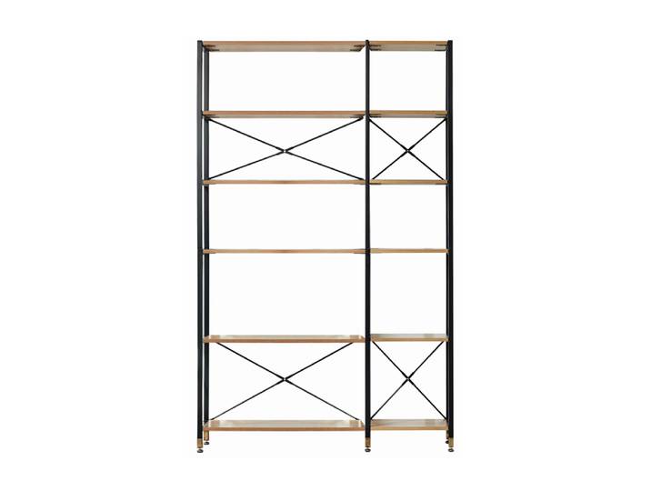 Regal-Set, Robuste Verarbeitung, 127,5×30 cm, 210 cm Höhe, Modern & Klassisch