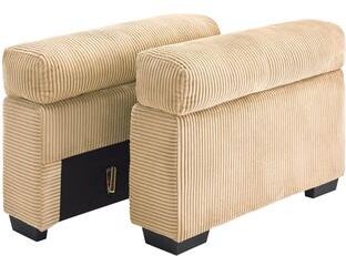 Loedds Corduroy Modular Sofa Armrests with Thick Padding