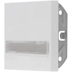 Kopp 492029000 HK07 - Flächenwippe mit Beschriftungsfeld, Farbe: reinweiß