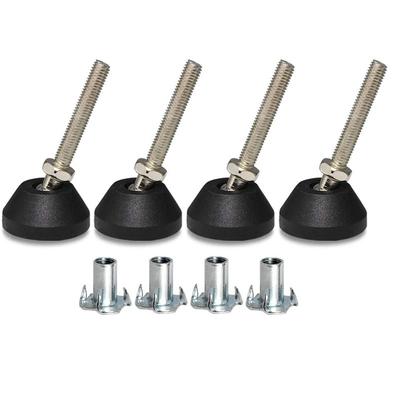 Adjustable Furniture Levelers With Swivel Threaded Feet Adjustable Furniture Levelers With Swivel Threaded Feet