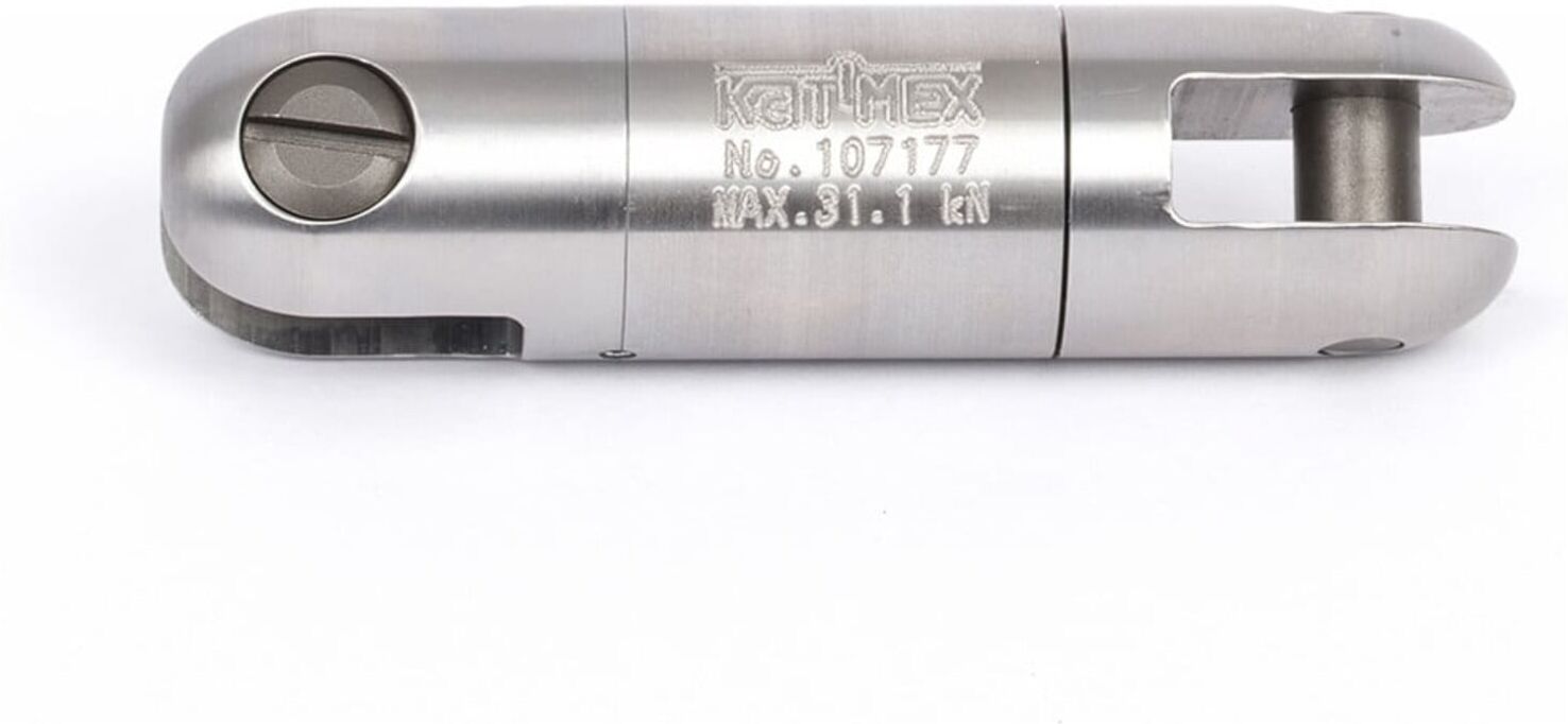 Katimex Drallausgleichswirbel, Durchmesser 22 mm, Seil, Durchmesser 9,5 mm, Bruchlast 30 kN (107174)