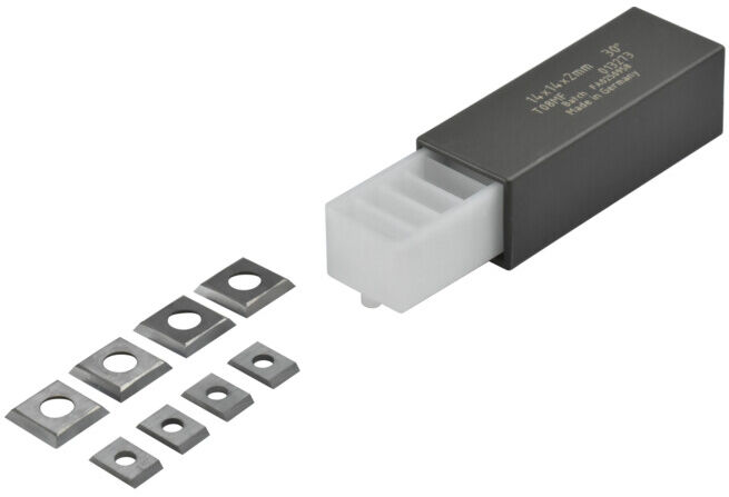 Lamello Set de plaquettes réversibles pour fraise à rainurer 8 mm, pour réf. 132108 (132114)