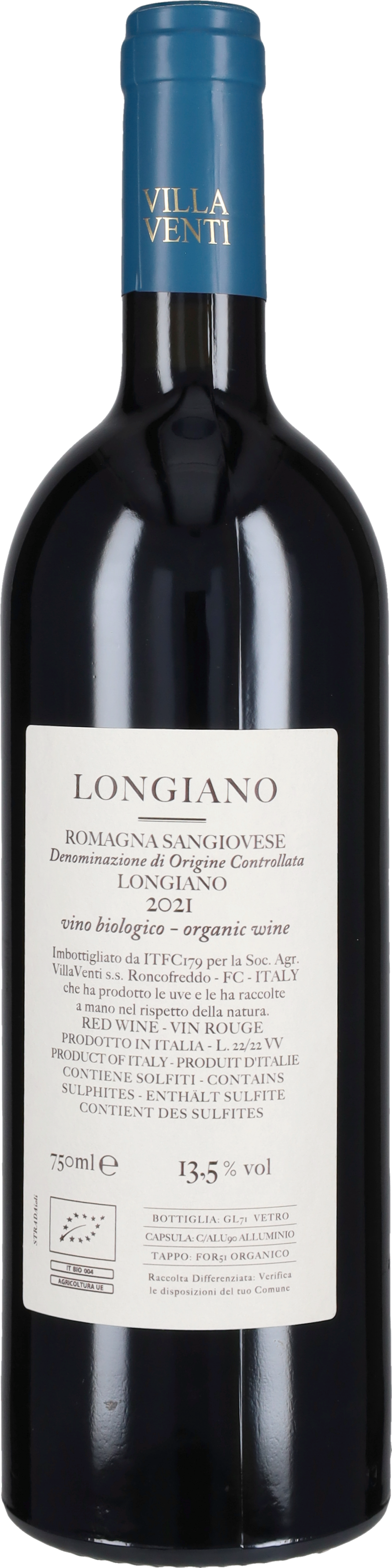 Sangiovese di Romagna Longiano Villa Venti 2021
