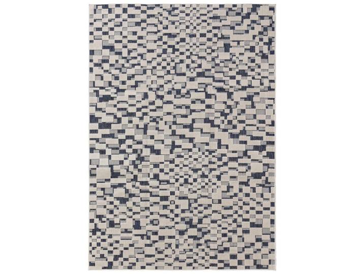 benuta Outdoorteppich Kaleo Blau/Weiß 300x400 cm, Kunststoff, Rechteckig, 300x400 cm, wasserabweisend, Teppiche und Böden, Teppiche, Outdoorteppiche