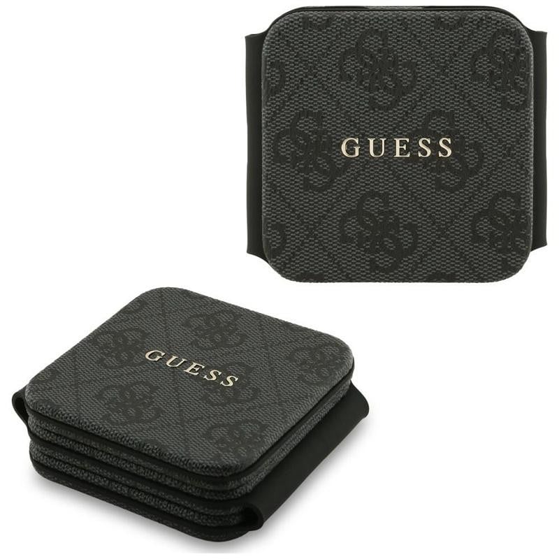 CG Mobile Guess 4G 3-in-1 15W draadloze oplader compatibel met MagSafe (zwart)