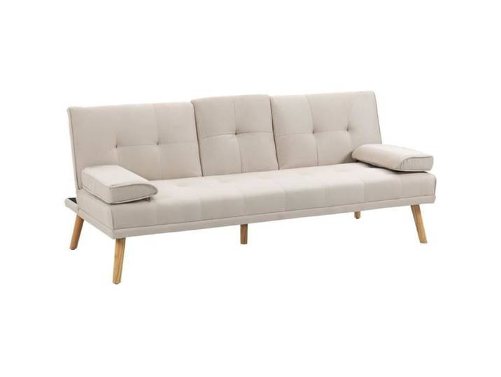 Canapé convertible scandinave SANDRA beige