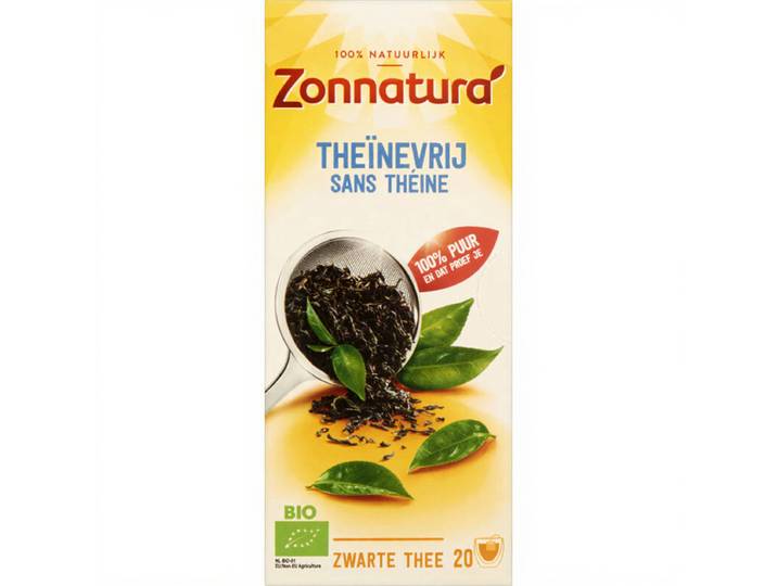 Zonnatura theïnevrije zwarte thee - 20 stuks