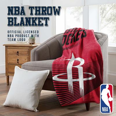 Sweet Home Collection "NBA Officially Licensed Houston Rockets 60"" x 80"" Microfiber Throw Blanket"