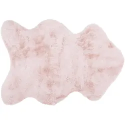 Gino Falcone Teppich Giorgia UNI rose 60 x 80 cm Fellform