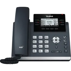 Yealink SIP-T42U - VoIP-Telefon mit Rufnummernanzeige - Classic Gray
