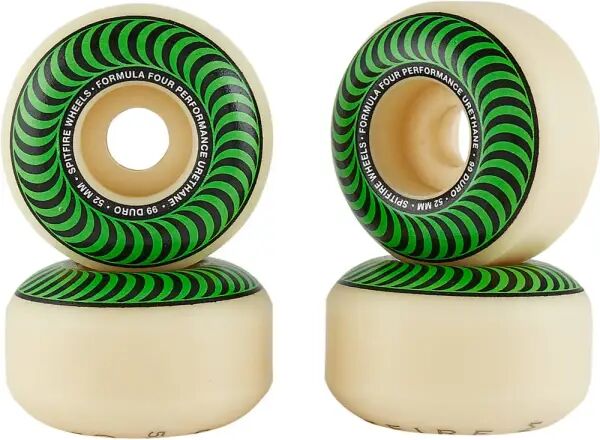 Ruote Skateboard Spitfire Formula Four 99A 4-Confezione (52mm - Verde)