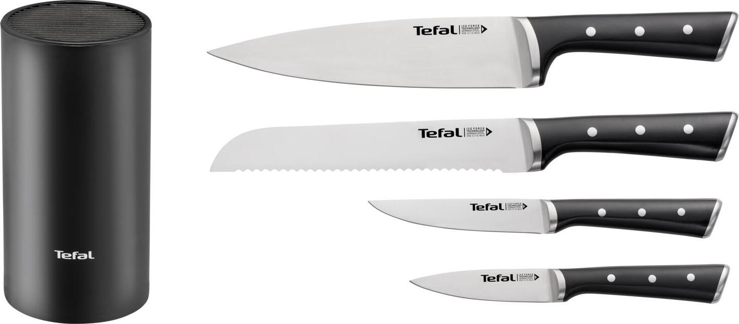 Tefal Chef Koksmessen set van 4 stuks, roestvrij staal, 9 cm