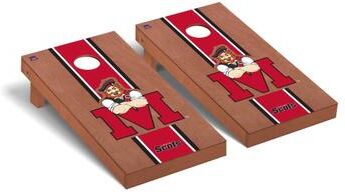 Skip's Garage Monmouth College Fighting Scots Rosewood Cornhole Board Set