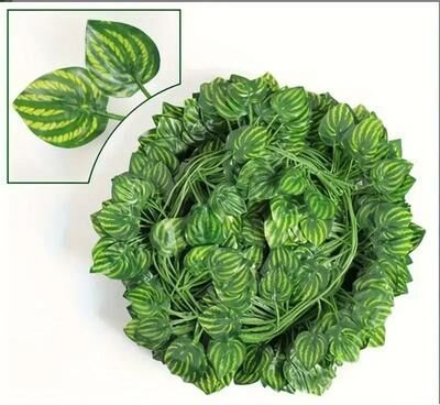 Uplift Essentials Artificial Green Ivy Leaf Hanging Garland watermelon