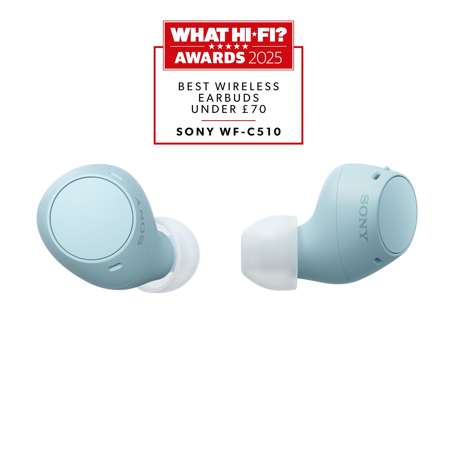 Sony WF-C510 In-Ear Bluetooth Kopfhörer kabellos TWS 11 h Laufzeit IPX4 (Blau) WFC510L.CE7