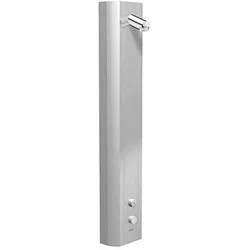 Schell Linus Vorwand-Duschpaneel 008250899 Alu-eloxiert, Thermostat, Desinfektion, Aerosolarm, DK