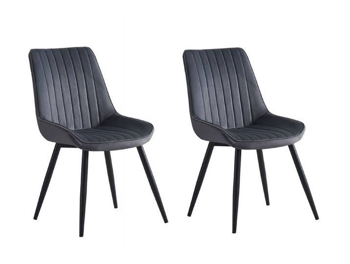 YOZI Esszimmerstuhl 2er Esszimmer Stühle Polsterstuhl Metall Gestell 53x62x87cm (2er Set), 2er Set