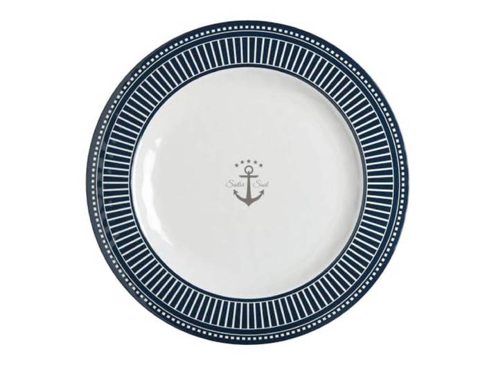 Marine Business Sailor Soul Teller flach mit elegantem Design, Mehrfarbig, one Size