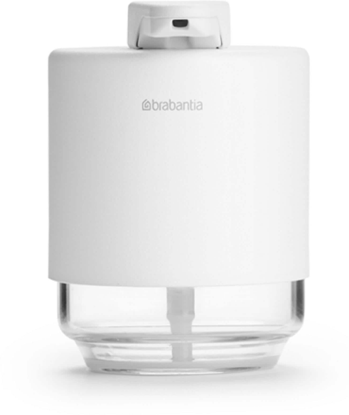 Seifenspender BRABANTIA "Mindset 200 ml, Weiss", weiss (weiß), H:11cm, Dosierspender, Seifenspender weiß B/H/T: 11cm
