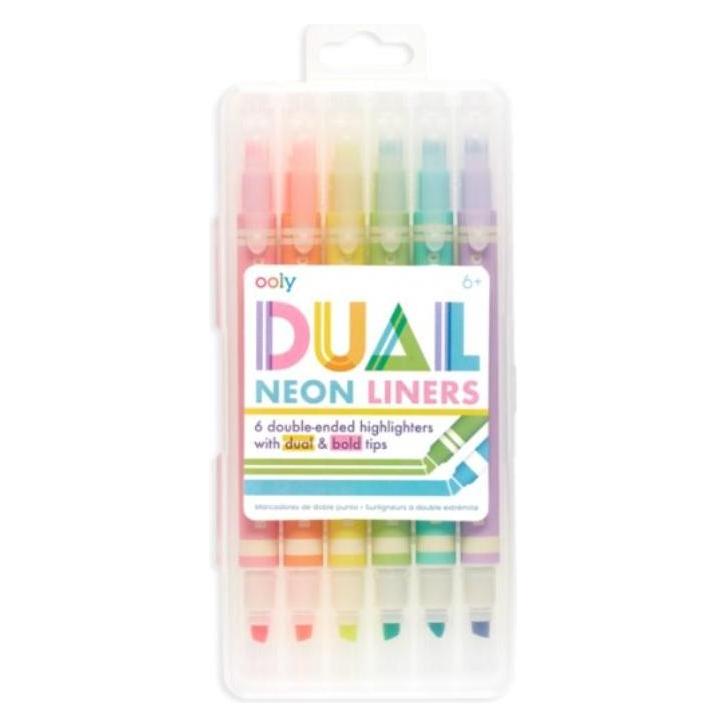 Ooly Dual Liner Neonmarker in 6 Farben (6x) (438754)