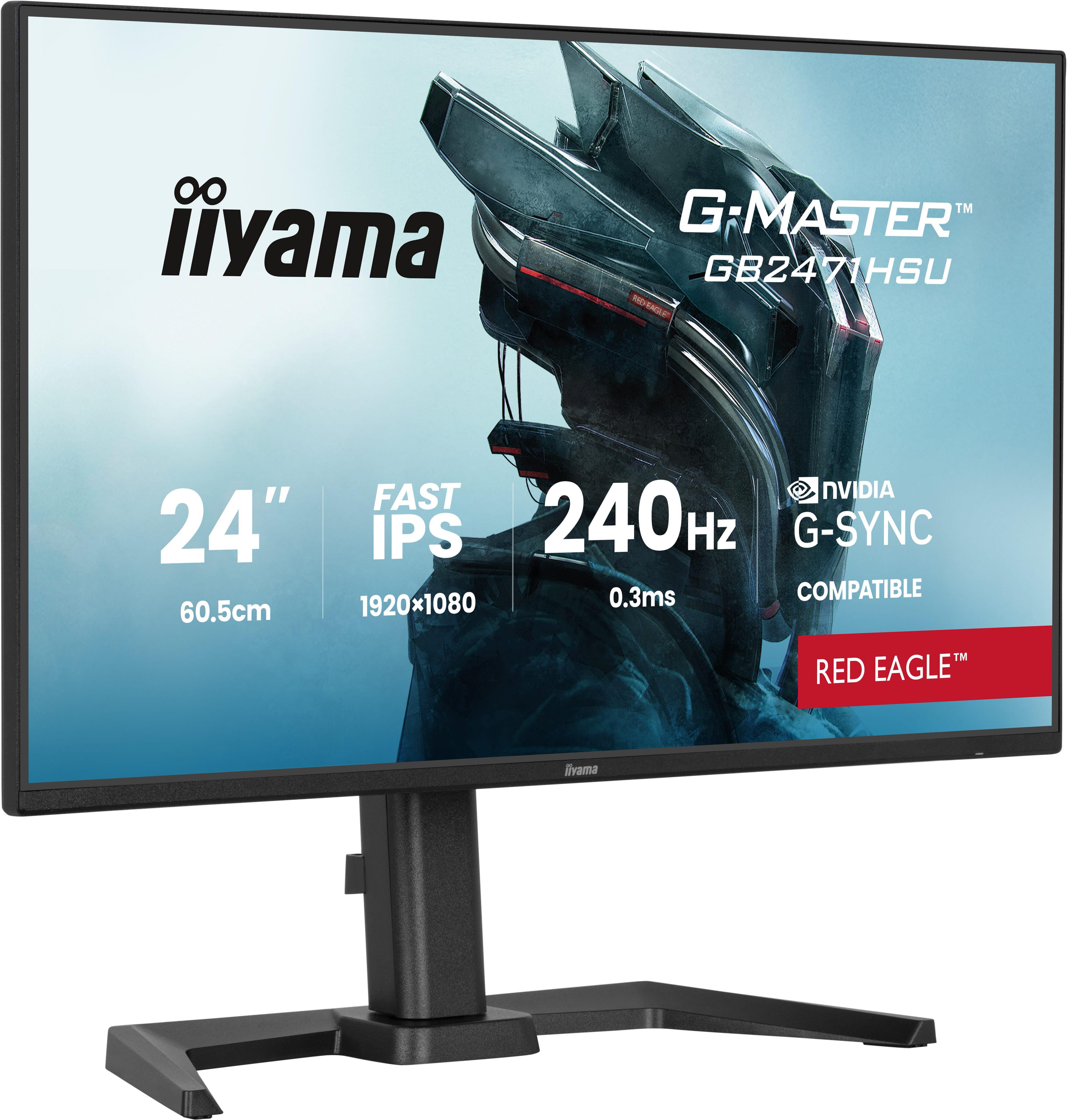 iiyama G-Master Red Eagle GB2471HSU-B1 24 Zoll FHD IPS LED 16:9 240 Hz Gaming Monitor