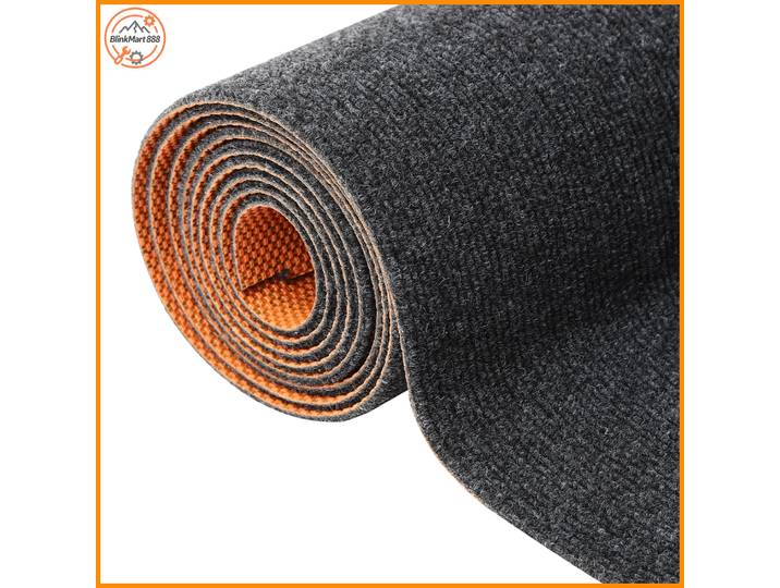 Tapis de couloir uni camel/gris 9,84x3,94 pieds, idéal pour escaliers et couloirs, en liquidation