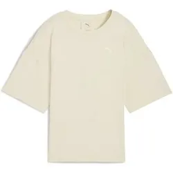 PUMA Damen Shirt HER Oversized Tee, Größe S in Pink Pink