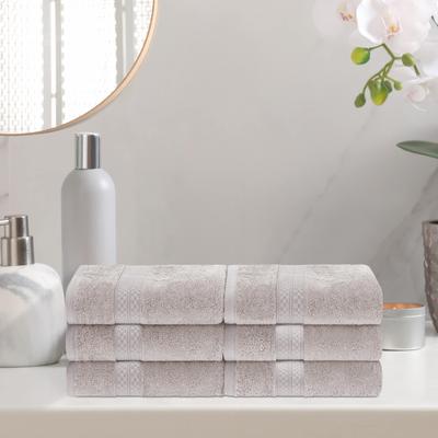 Superior Rayon from Bamboo and Cotton Hand Towel - (Set of 6)