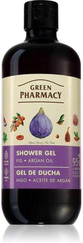 Green Pharmacy Argan Shower Gel Fugtgivende brusegel Med Arganolie 500 ml