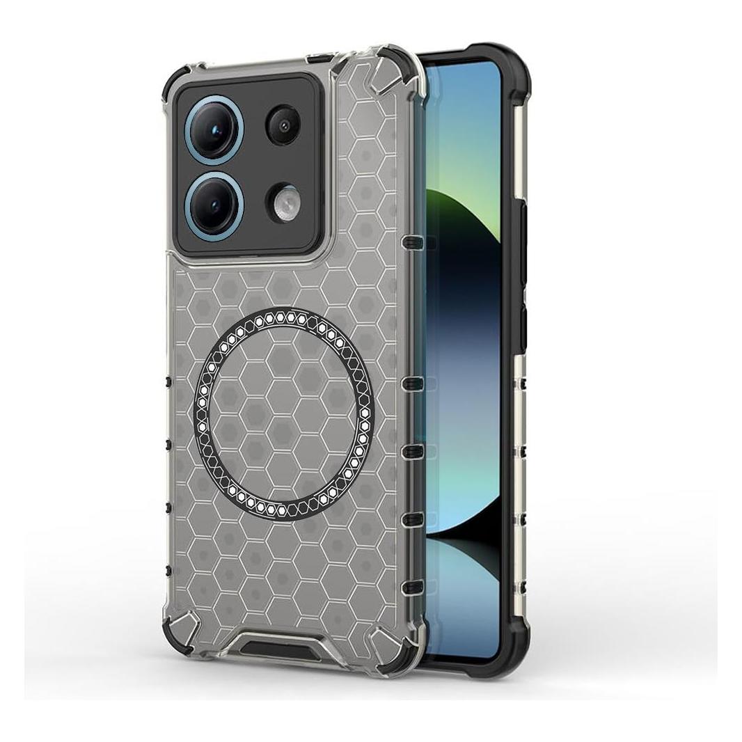 Techsuit - HoneyComb Shield MagSafe - Xiaomi Redmi Note 14S - Black (Xiaomi Redmi Note 14) (57967662)
