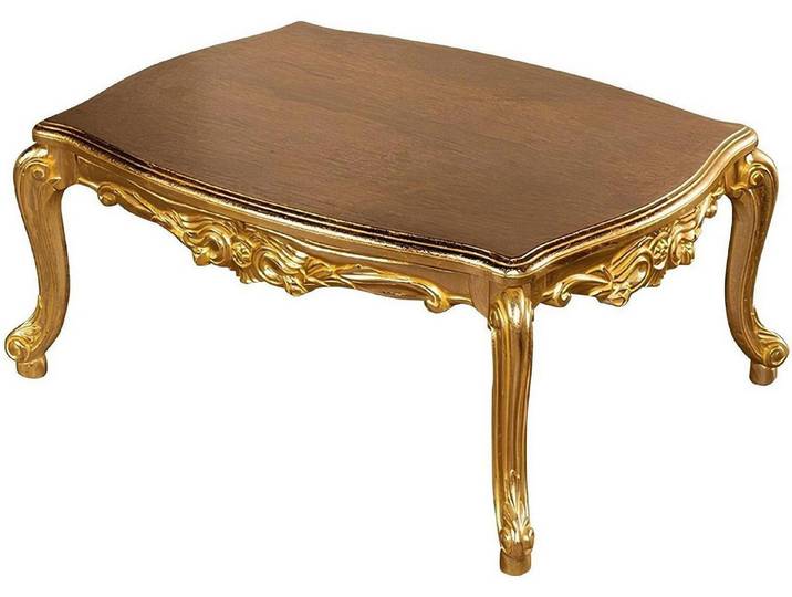 Xlmoebel Couchtisch Holztisch in natürlicher Optik für klassisches Wohnen (Couchtisch), Hergestellt in Europa